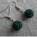 Earrings ~  Shamballa in various colours