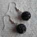 Earrings ~  Shamballa in various colours