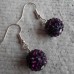 Earrings ~  Shamballa in various colours