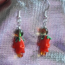 Earrings ~  Rose Bud