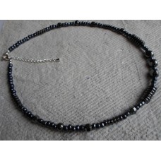 Necklace ~ Short ~ Haematite and Seed Beads