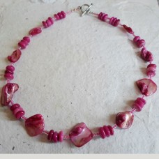 Necklace ~  Pink Shell 