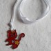 Necklace ~  Enamelled Cat Pendents