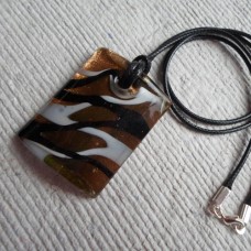 Necklace ~  Glass Pendant in serval colours