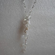 Necklace ~  White Cluster