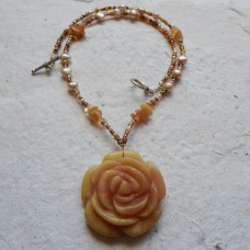 Necklace ~  Rose Pendant