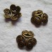 Antique Bronze ~ Bead Caps ~ 13mm Scroll