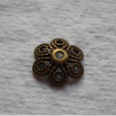 Antique Bronze ~ Bead Caps ~ 11mm Filigree