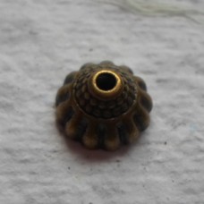 Antique Bronze ~ Bead Caps ~ 10mm Dome