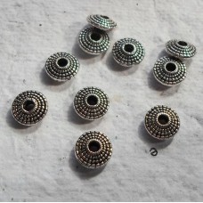 Tibetan Style Abacus Beads x 10