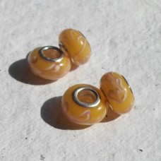 Pandora Style Bead Yellow