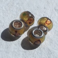 Pandora Style Bead Gold