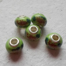 Pandora Style Bead Green