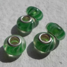 Pandora Style Bead Green