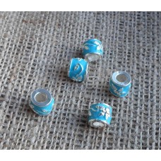 Pandora Style Enamelled Spacer Bead 