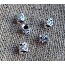 Pandora Style Enamelled Spacer Bead 