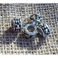 Pandora Style Paw Print Spacer Bead 