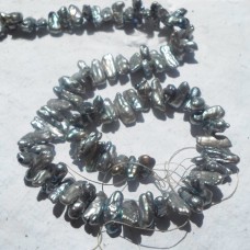 Fresh Water Pearls ~ Sticks Pale Grey