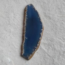 Pendant ~Blue Agate Slice
