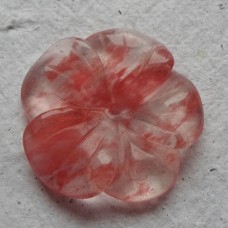 Cherry Quartz ~ Flower 