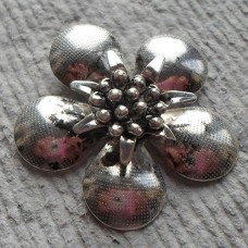 Antique Silver Flower Pendant