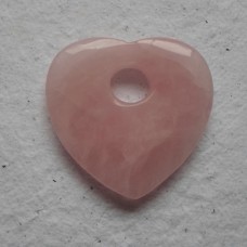 Pendant ~ Rose Quartz ~ Hearts