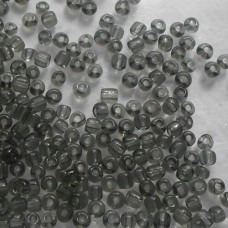 Seed Beads ~  Tranparent ~ Black Diamond