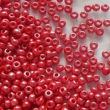 Seed Beads ~  Opaque ~ Crimson