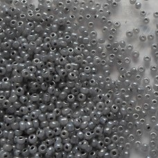 Seed Beads ~  Ceylon ~ Grey