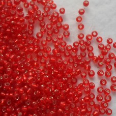 Seed Beads ~  Firey Red