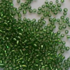 Seed Beads ~ Silver Lined ~ Emerald