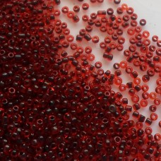 Seed Beads ~ Inside Colour ~ Blood Red