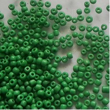 Seed Beads ~ Opaque ~ Green