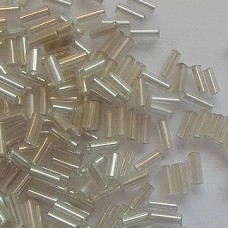 Bugle Beads ~  Silver Lined