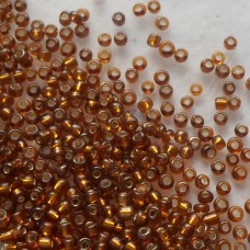 Seed Beads ~  Silver Lined ~ Topaz