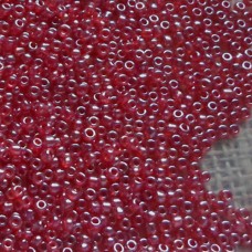 Seed Beads ~ Lustered ~ Cherry Red