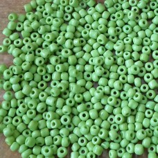 Seed Beads ~ Opaque ~ Lime Green