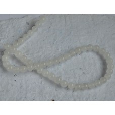 White Jade Round Beads