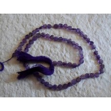 Amethyst coin Beads