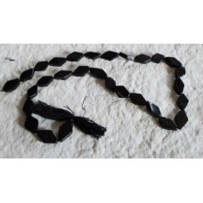 Black Onyx Hex Beads