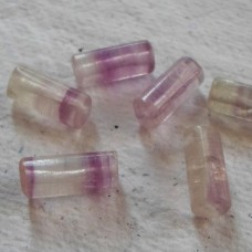Fluorite Tube Beads