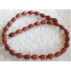 Goldstone Rice Beads