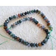 Indian Agate Faceted Abacus Beads