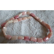 Pink Opal Rectangle Beads