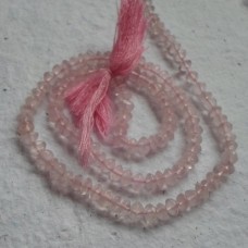 Rose Quartz Button Beads
