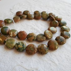 Rhyolite Coin Beads