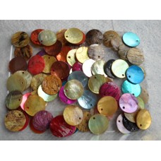 Shell Discs ~ Assorted colours
