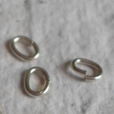Sterling Silver ~  Oval Jump Rings