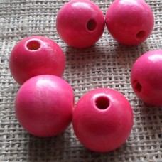 Wooden Beads ~ 23mm  Round