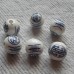 Ceramic ~  14mm Round Chinese Writting 